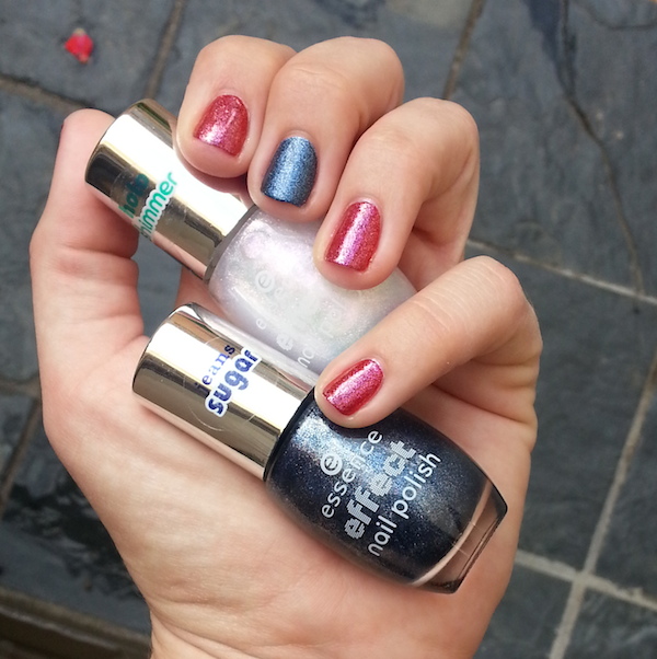 Today I’m wearing essence Effect Nail Polishes